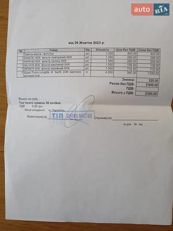 Внедорожник / Кроссовер Volkswagen Tiguan 2014 в Тернополе документ