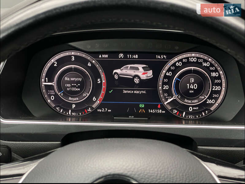 Внедорожник / Кроссовер Volkswagen Tiguan 2018 в Одессе