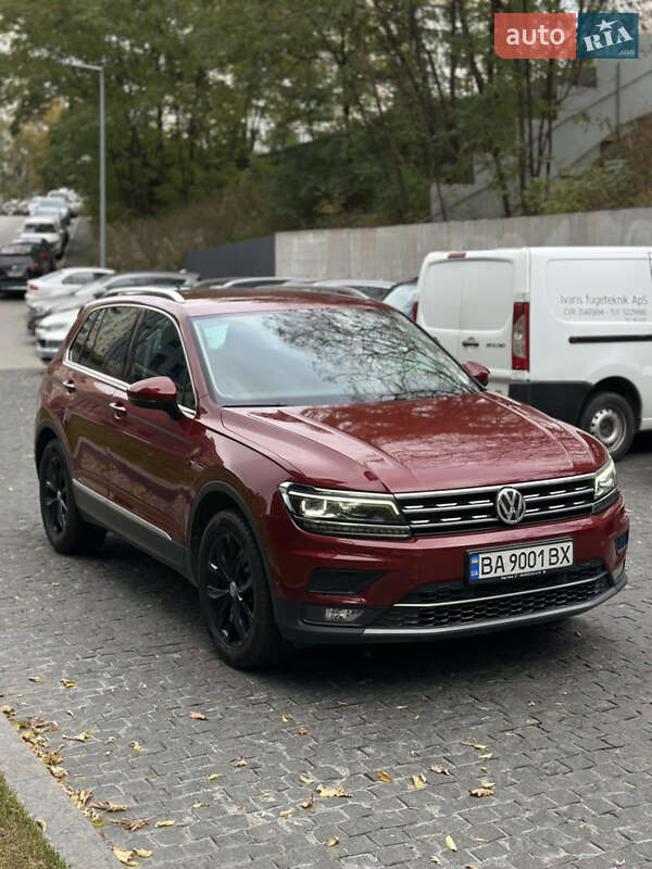 Внедорожник / Кроссовер Volkswagen Tiguan 2019 в 
