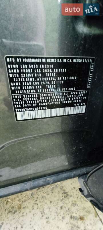 Внедорожник / Кроссовер Volkswagen Tiguan 2017 в Ровно фото 22 Внедорожник / Кроссовер Volkswagen Tiguan 2017 в Ровно