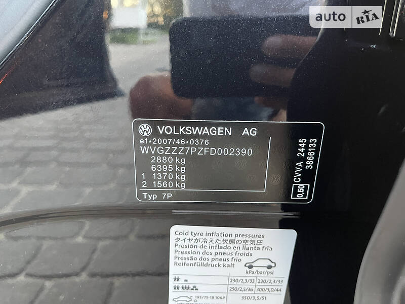 Позашляховик / Кросовер Volkswagen Touareg 2014 в Луцьку