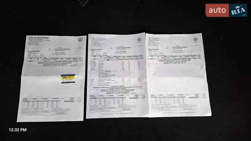 Минивэн Volkswagen Touran 2013 в Киеве документ