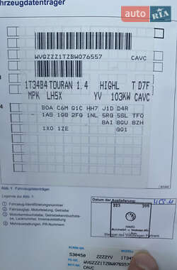 Мінівен Volkswagen Touran 2011 в 