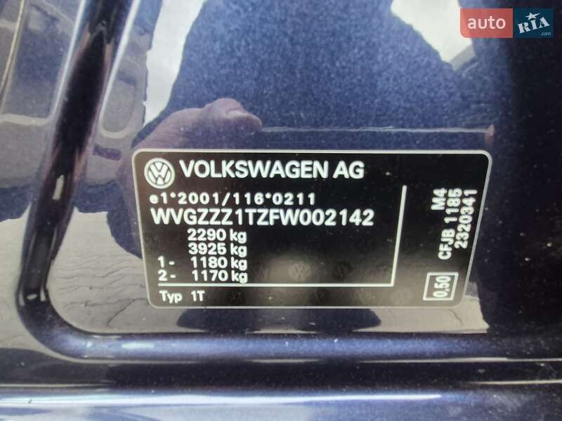 Мінівен Volkswagen Touran 2014 в Одесі