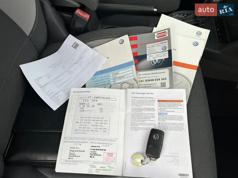 Мінівен Volkswagen Touran 2014 в Луцьку документ 3 фото Мінівен Volkswagen Touran 2014 в Луцьку документ