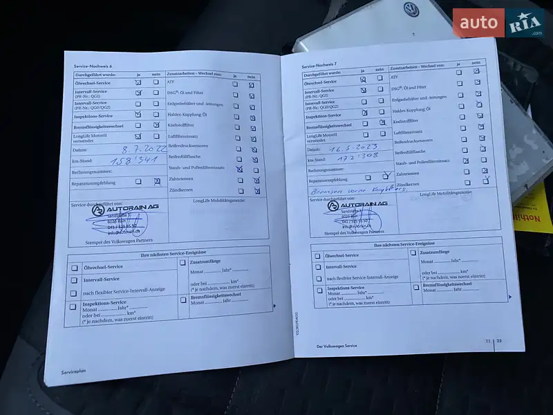 Минивэн Volkswagen Touran 2010 в Мукачево документ 7 фото Минивэн Volkswagen Touran 2010 в Мукачево документ