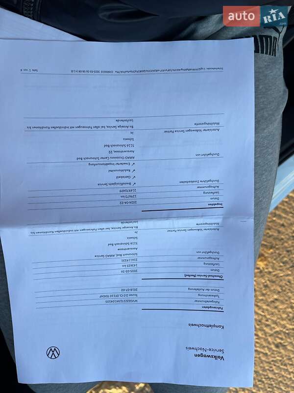 Микровэн Volkswagen Touran 2018 в Ужгороде