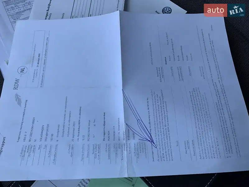Вантажний фургон Volkswagen Transporter 2019 в Києві документ 2 фото Вантажний фургон Volkswagen Transporter 2019 в Києві документ
