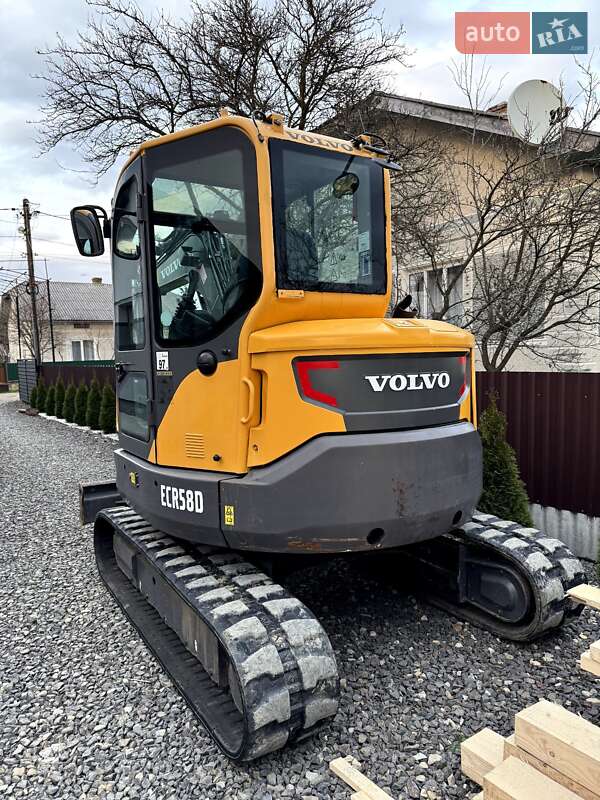 Миниэкскаватор Volvo ECR 58D 2018 в Долине фото 2 Миниэкскаватор Volvo ECR 58D 2018 в Долине
