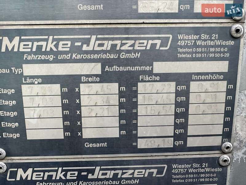 Для перевезення тварин Volvo FH 16 2011 в Первомайську