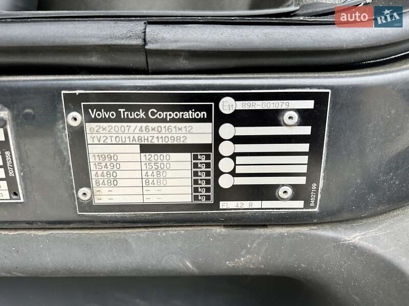 Вантажний фургон Volvo FL 14 2017 в Заліщиках