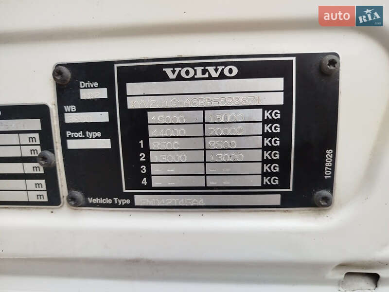 Кран-манипулятор Volvo FM 12 2011 в Луцке