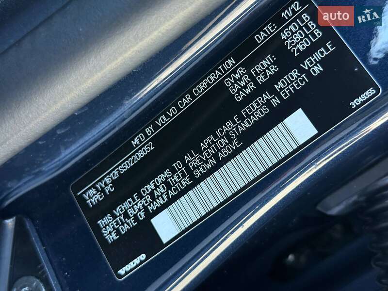 Седан Volvo S60 2013 в Ровно