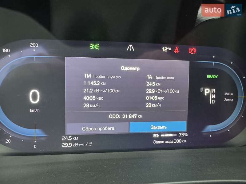 Позашляховик / Кросовер Volvo XC40 Recharge 2021 в Києві