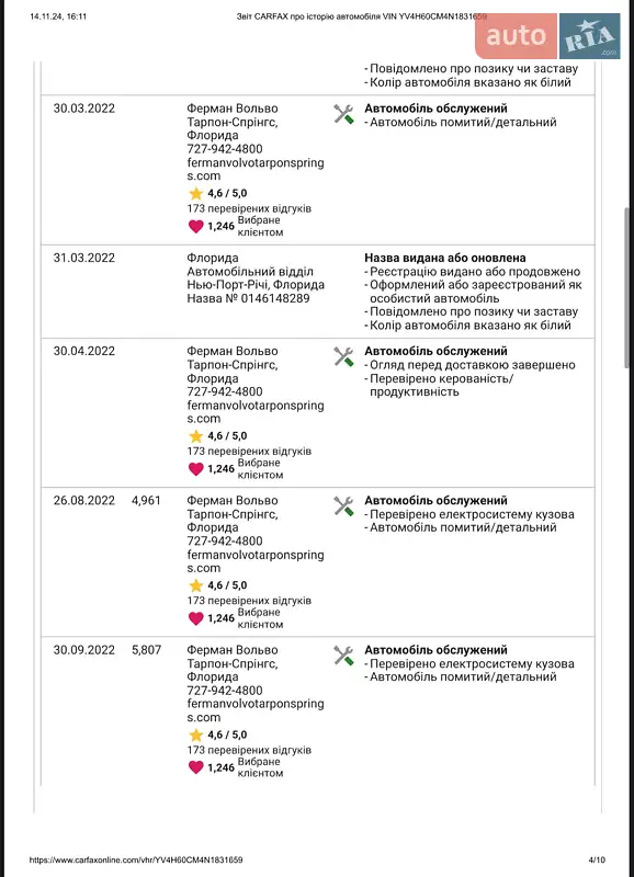 Позашляховик / Кросовер Volvo XC90 Recharge 2022 в Луцьку документ