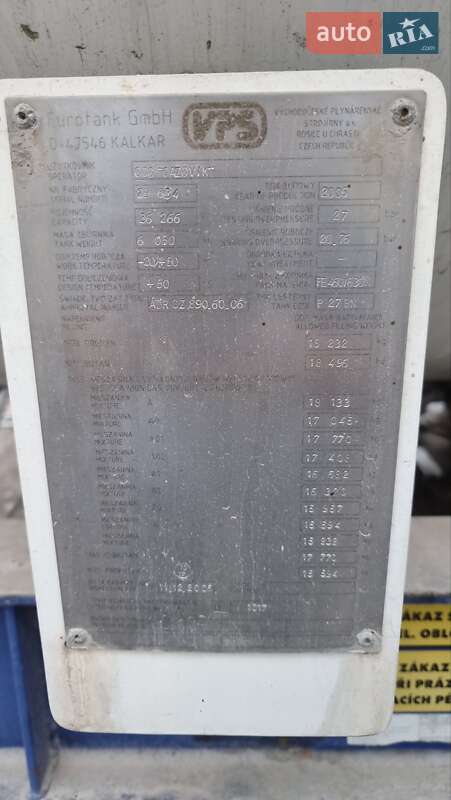 Цистерна Wabco WZM 2006 в Прилуках