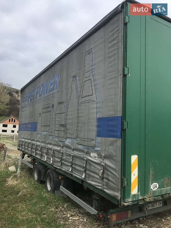 Тентованный борт (штора) - прицеп Wecon BDF 1998 в Тячеве