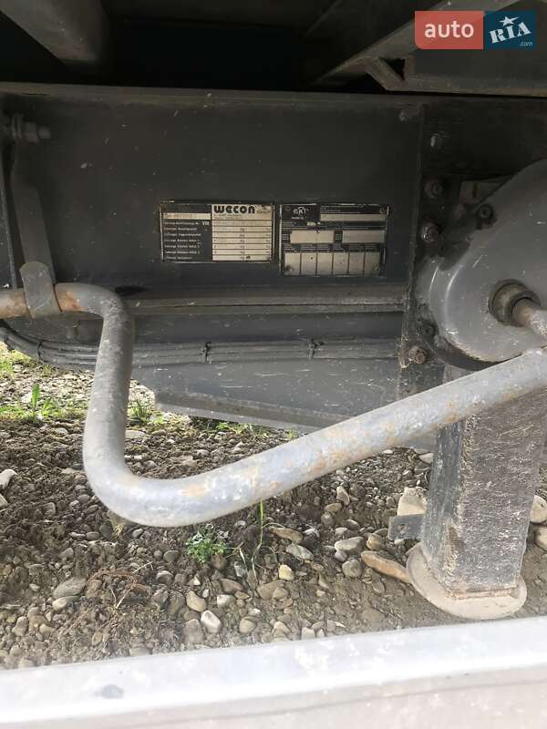 Тентованный борт (штора) - прицеп Wecon BDF 1998 в Тячеве