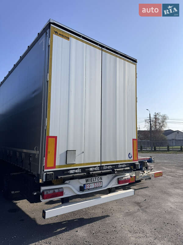 Тентованный борт (штора) - полуприцеп Wielton NS-3 2024 в Ивано-Франковске