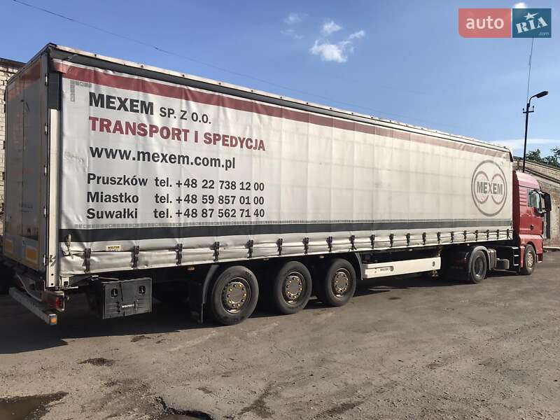 Тентований борт (штора) - напівпричіп Wielton NS-3 2015 в Дніпрі