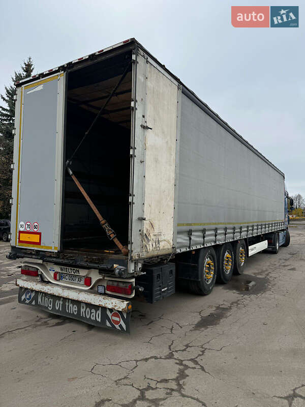 Тентований борт (штора) - напівпричіп Wielton NS-3 2014 в Маньківці фото 4 Тентований борт (штора) - напівпричіп Wielton NS-3 2014 в Маньківці