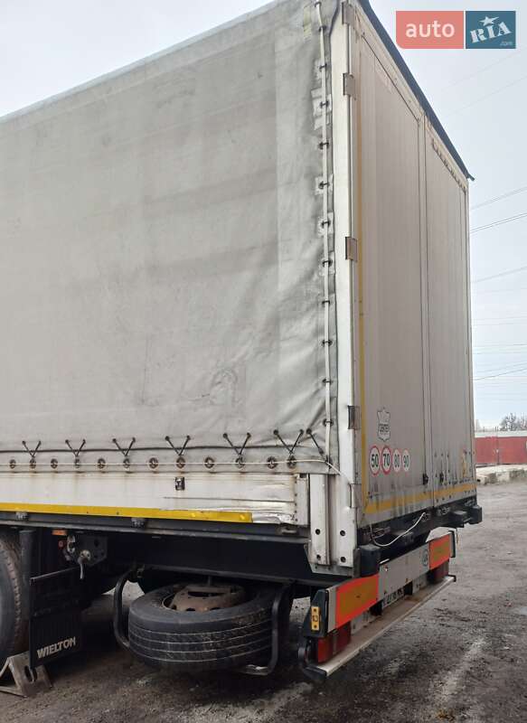 Тентований борт (штора) - напівпричіп Wielton NS34 2010 в Броварах