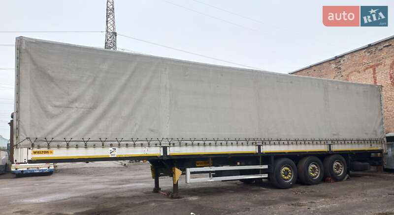 Тентований борт (штора) - напівпричіп Wielton NS34 2010 в Броварах