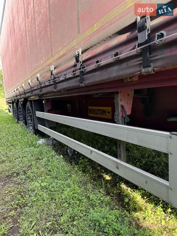 Тентованный борт (штора) - полуприцеп Wielton NS34 2007 в Черновцах