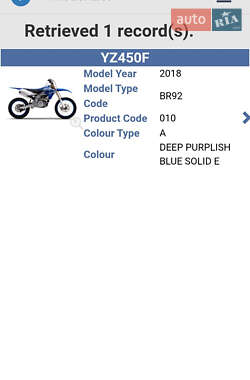 Мотоцикл Кросс Yamaha YZ 450F 2018 в  фото 36 Мотоцикл Кросс Yamaha YZ 450F 2018 в