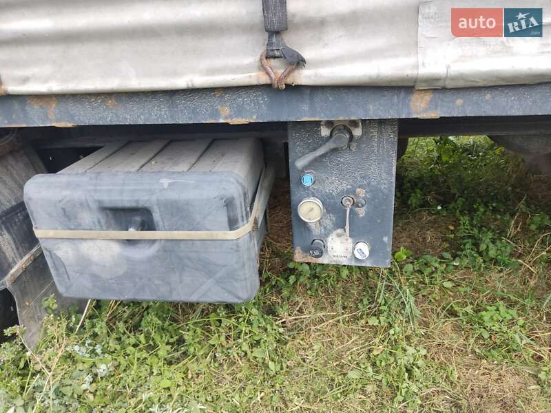 Тентований борт (штора) - напівпричіп Zaslaw D-651 2007 в Кам'янець-Подільському
