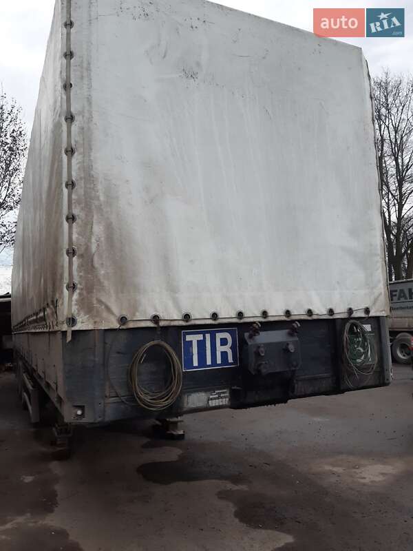 Тентованный борт (штора) - полуприцеп Zremb N 263 2001 в 