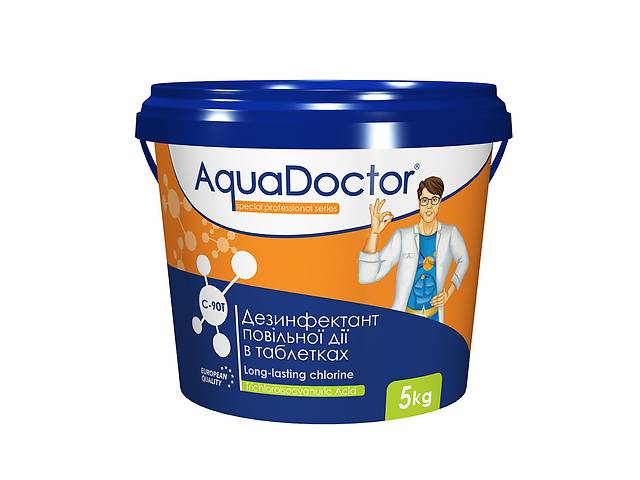 продам Хлор для бассейна AquaDoctor C-90T длительного действия 5 кг (ps0101078) бу в Киеве продам Хлор для бассейна AquaDoctor C-90T длительного действия 5 кг (ps0101078) бу в Киеве