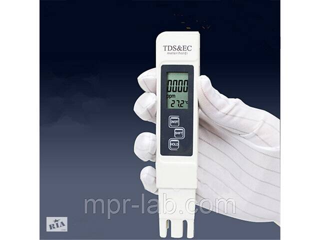 Комбинированный солемер и кондуктометр TDS / EC метр TЕС-1 ( АР-03 ) (0 - 5000ppm; 0 - 9990µS/cm)