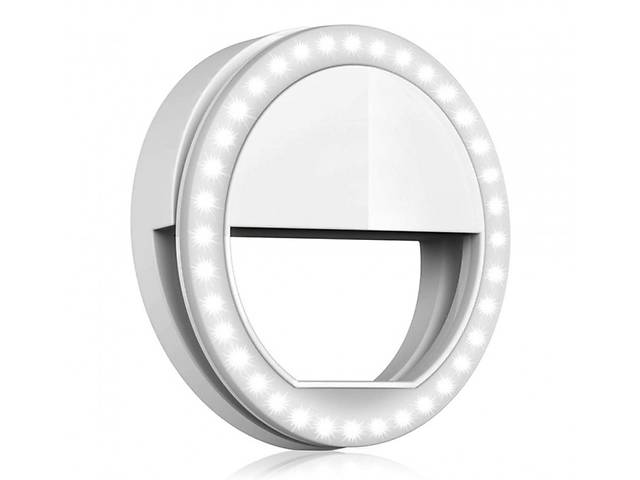Светодиодное кольцо для селфи Selfie Ring Light White