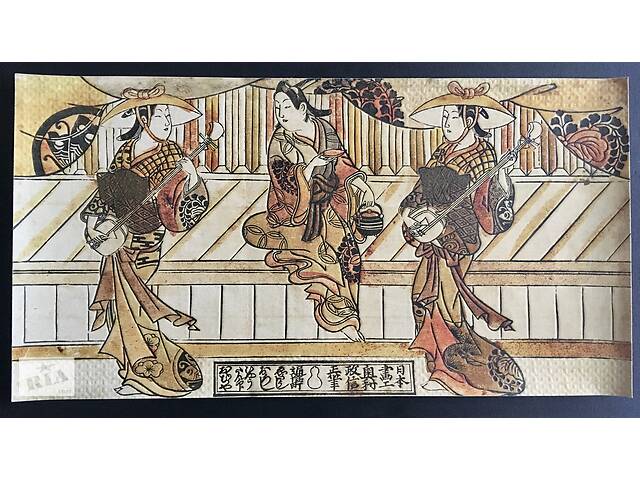 Yaponskij Svitok Poster Po Motivam Ukiyo E Syubun Tensyo Sessyu Sansuj Tyokan Dimense Print 90 Sm H 70 Sm Kartiny V Kieve Na Ria Com