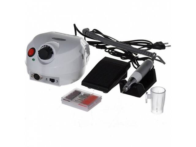 Фрезер машинка для маникюра и педикюра с реверсом 35000 оборотов 30 Вт Nail Drill DM-202 Белый