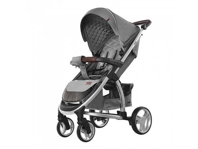Детская прогулочная коляска CARRELLO Vista CRL-8505 Shark Gray в льне + дождевик