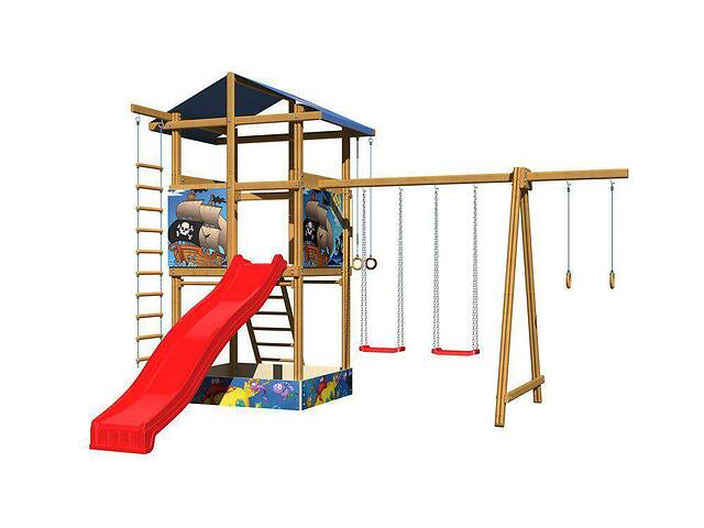 Детская игровая площадка для улицы / двора / дачи / пляжа SportBaby-8 SportBaby