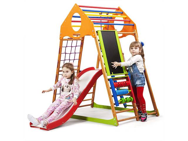 Детский спортивный комплекс для дома KindWood Plus 3 SportBaby