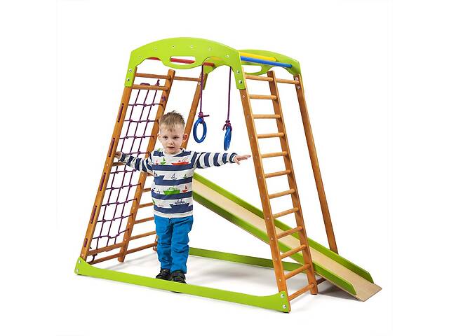 SportBaby Детский спортивный комплекс для дома BabyWood