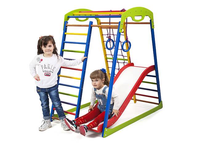 SportBaby Детский спортивный комплекс для дома SportWood Plus 1
