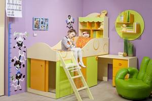 Комплект мебели для девочки Мебель UA Фруттис Желтый/Манго (36301)