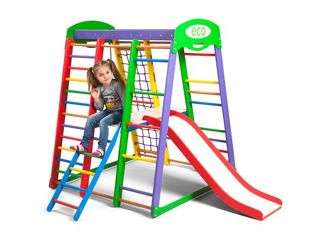 Спортивный комплекс для дома SportBaby «Акварелька Plus 2»