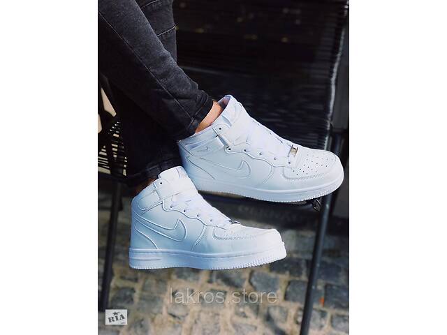 Кроссовки Nike Air Force High White унисекс