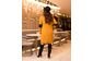 бу Женское платье со вставками эко-кожи горчичного цвета SKL92-355581 в Одессе