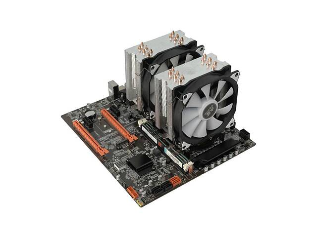 Комплект: материнская плата X79-SERVER / Intel Xeon E5-2690 v2 (10 (20) ядер по 3.0 - 3.6 GHz) / 16 GB DDR3 / 2х Куле...