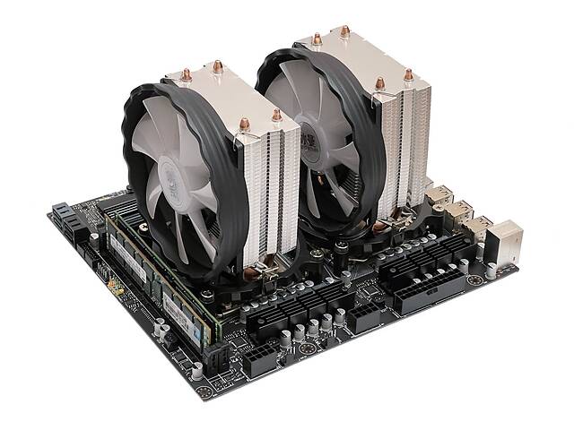 Комплект: материнская плата X79-SS / 2x Intel Xeon E5-2650 v2 (8 (16) ядер (8 (16) ядер по 2.6 - 3.4 GHz) / 16 GB DDR...