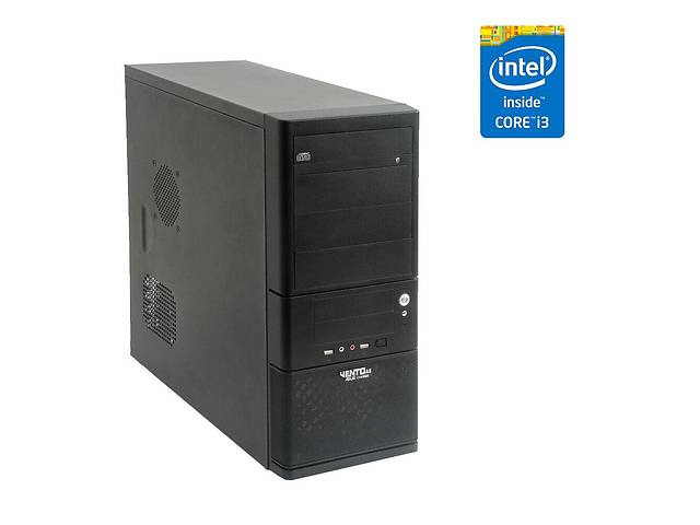 Компьютер Asus Vento A8 Tower / Intel Core i3-2120 (2 (4) ядра по 3.3 GHz) / 4 GB DDR3 / 320 GB HDD / Intel HD Graphi...
