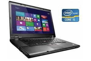 Ноутбук А-класс Lenovo ThinkPad T530 / 15.6" (1366x768) TN / Intel Core i5-3360M (2 (4) ядра по 2.8 - 3.5 GHz) / 8 GB...