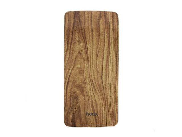 Умб Портативное Зарядное Устройство Power Bank Hoco J5 Wooden 8000 Mah С Принтом Темного Дерева